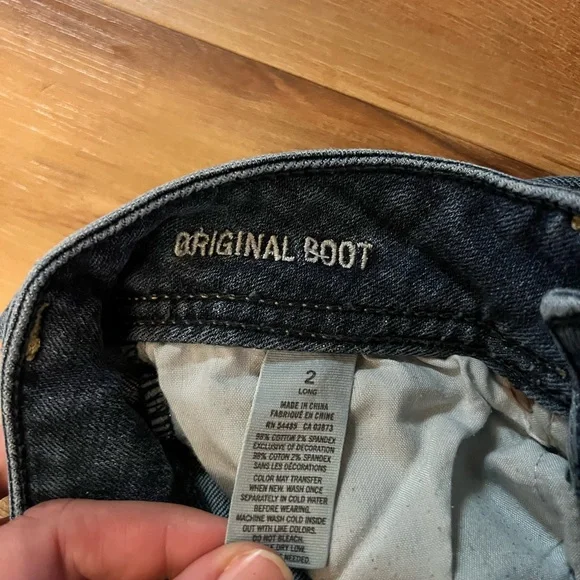 AE American Eagle Boot Cut Jeans Size 2 EUC - Picture 4 of 4